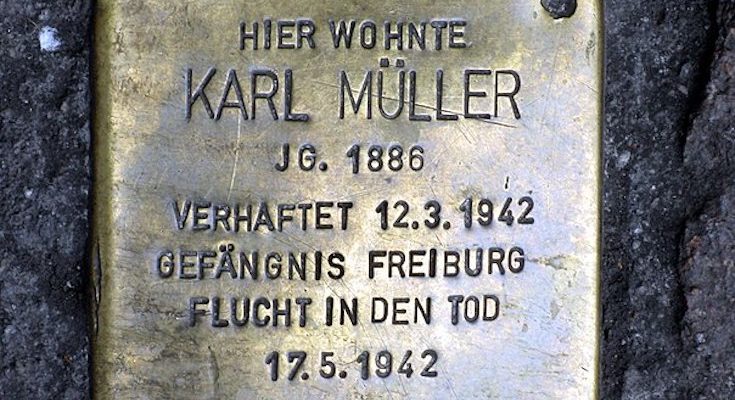 Stolperstein für KARL MÜLLER, Kaiser-Josef-Str. 197