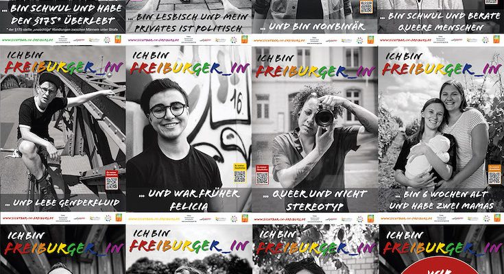 [RDL] Plakat-Kampagne: „Sichtbar in Freiburg“ von FLUSS e.V.