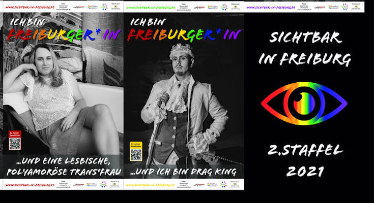 [FLUSS] 2. Staffel von „Sichtbar in Freiburg“ – Plakaten gestartet
